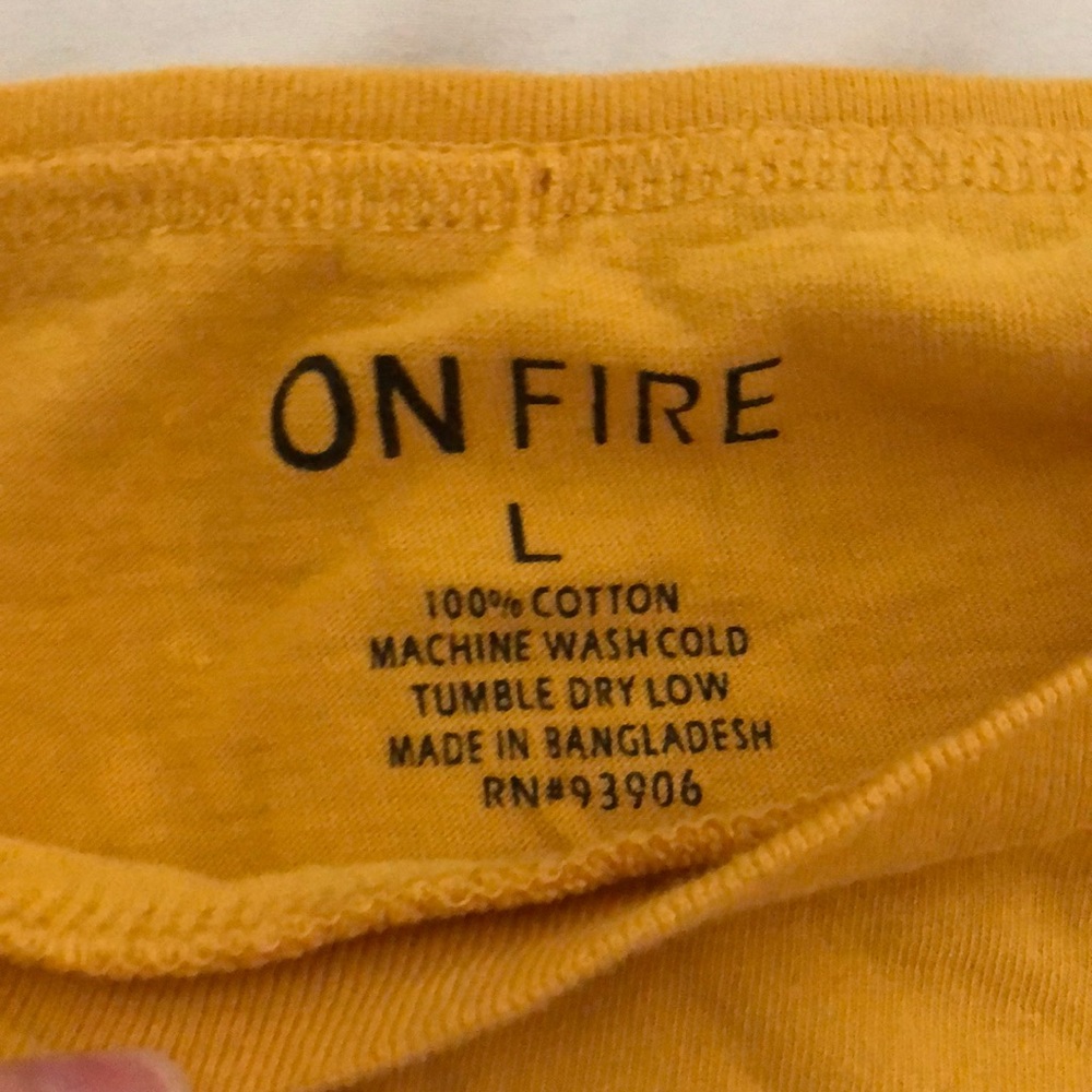 mustard yellow crop top! - Picture 3 of 4